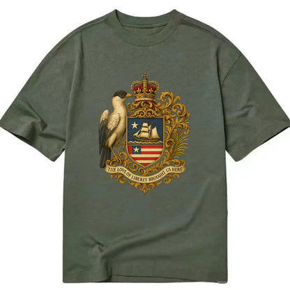 Liberia Pepper Bird Emblem  - Classic T-shirt - Army Green
