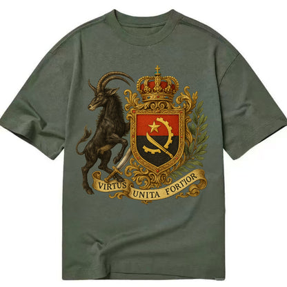 Angola Giant Sable Emblem  - Classic T-shirt - Army Green
