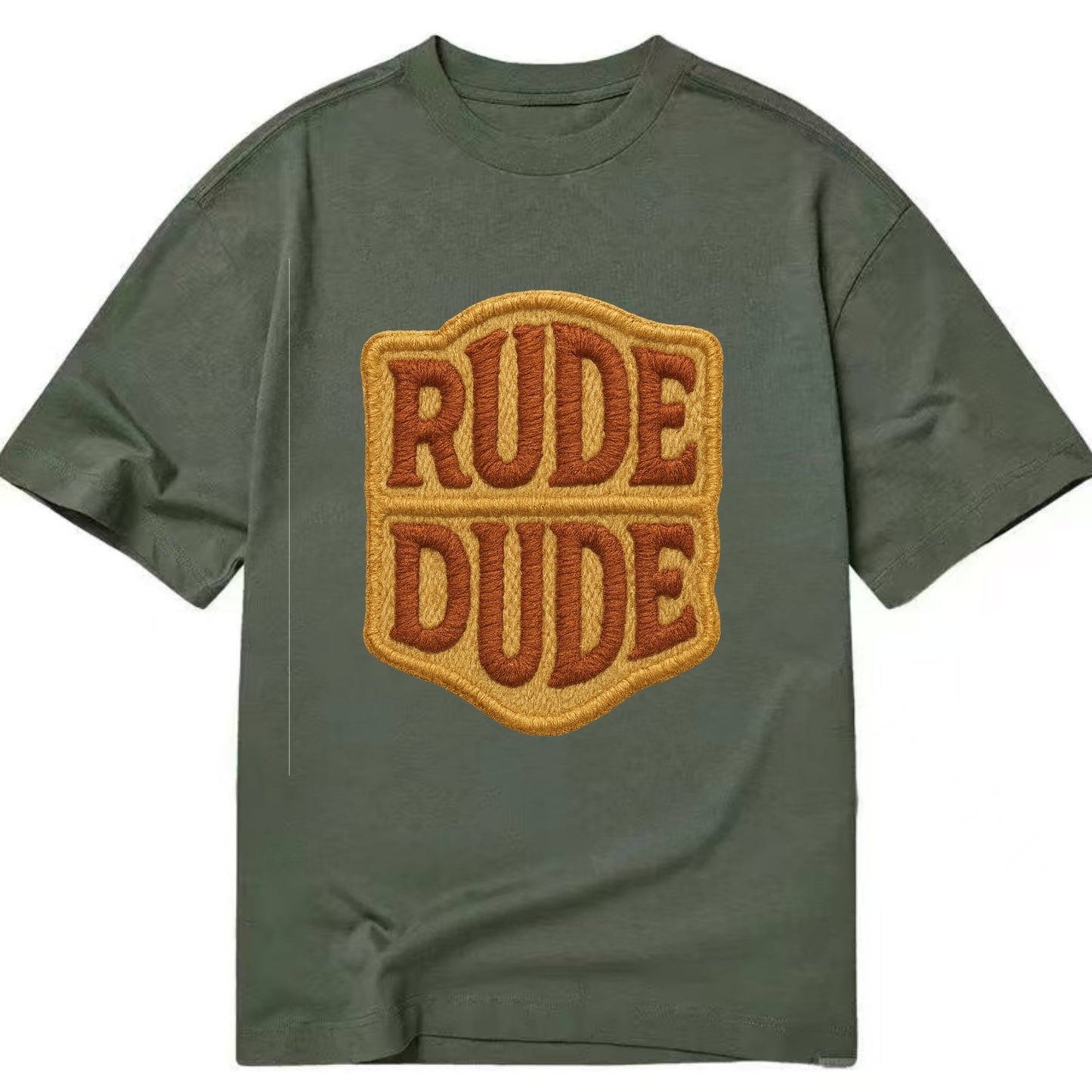 RUDE;DUDE ENERGY Surf Green Trucker - Classic T-shirt - Army Green