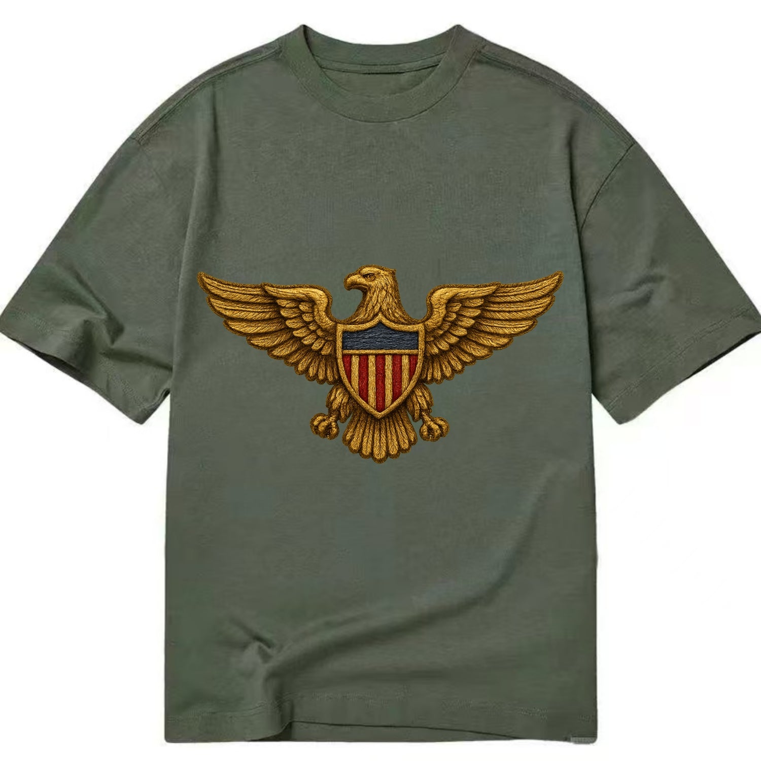 Pilot Wings  - Classic T-shirt - Army Green