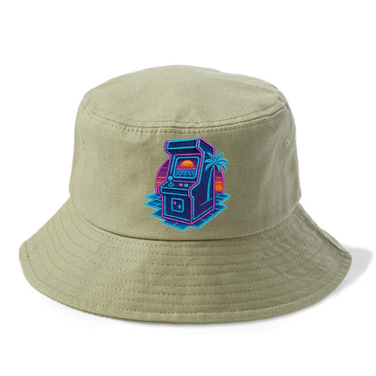 Arcade Machine - Bucket Hat - Army Green
