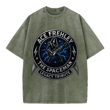 Ace Legacy Seal - Vintage T-shirt - Army Green