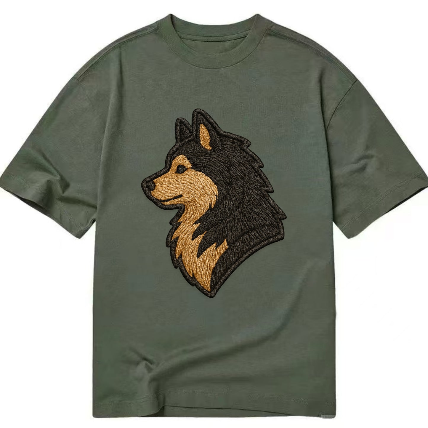 Finnish Lapphund - Modern Arctic breed l - Classic T-shirt - Army Green