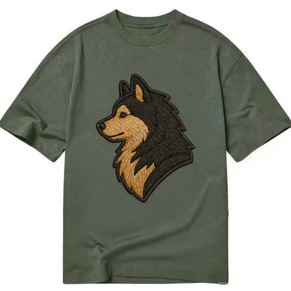 Finnish Lapphund - Modern Arctic breed l - Classic T-shirt - Army Green