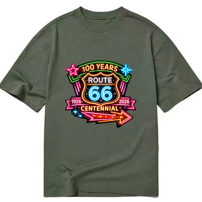 CENTENNIAL BADGE | 100 Years celebration emblem | 1926-2026 dates | Anniversary - Classic T-shirt - Army Green