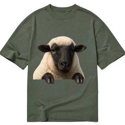Sheep  - Classic T-shirt - Army Green
