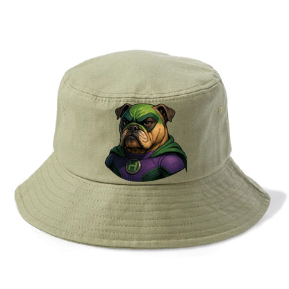 Bulldog Strong Hero  - Bucket Hat - Army Green