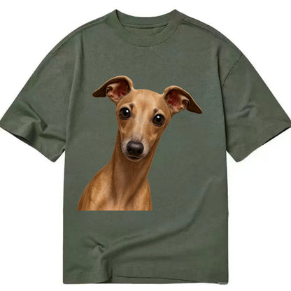 Italian Greyhound  - Classic T-shirt - Army Green