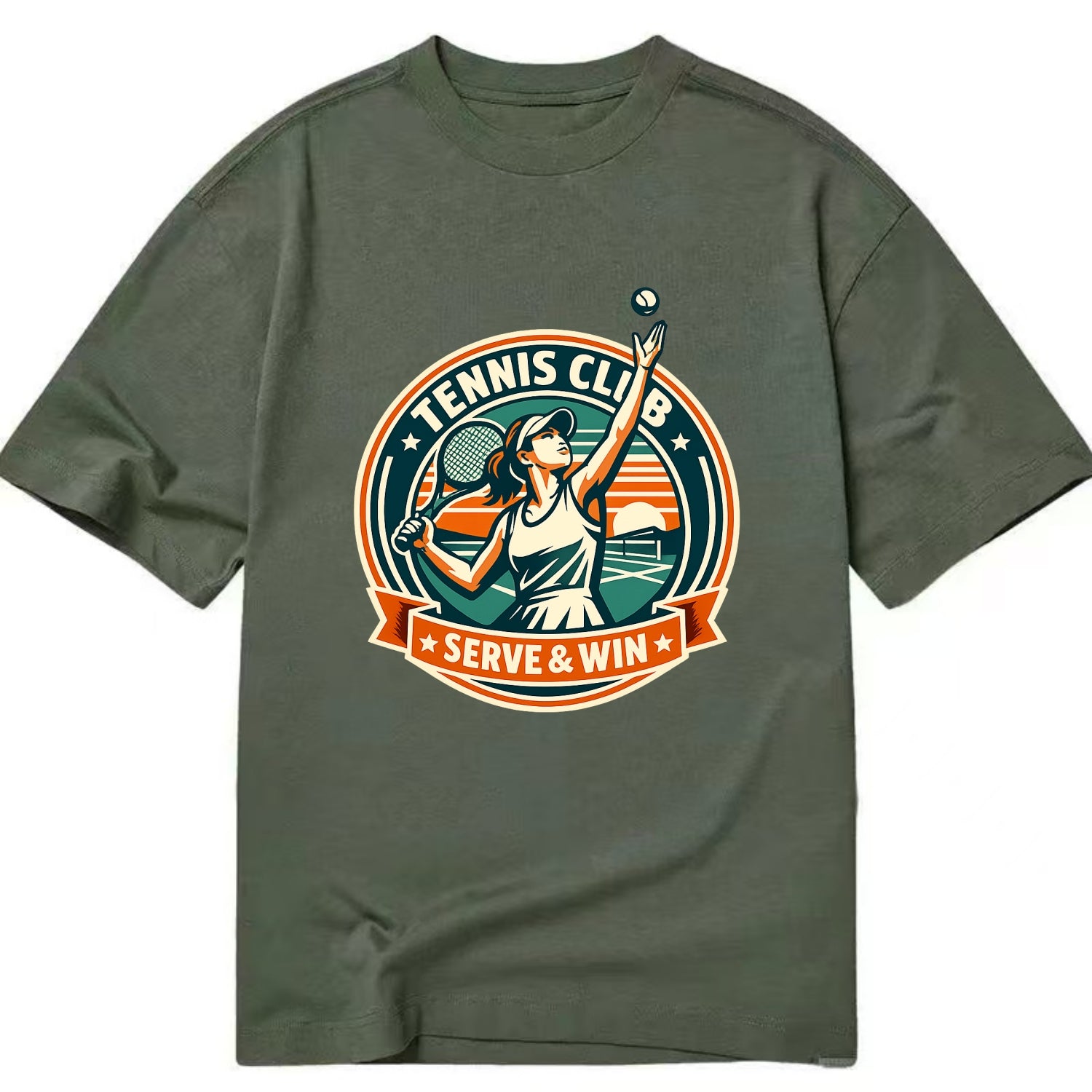 Ace of the Court - Classic T-shirt - Army Green