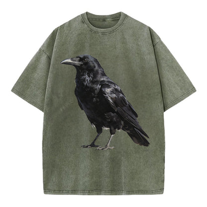 Raven - Vintage T-shirt - Army Green