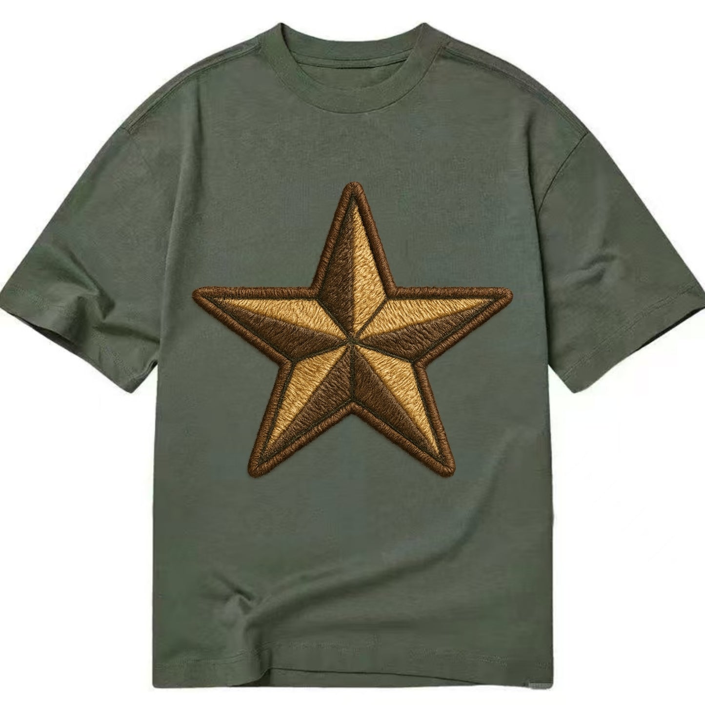 Star  - Classic T-shirt - Army Green