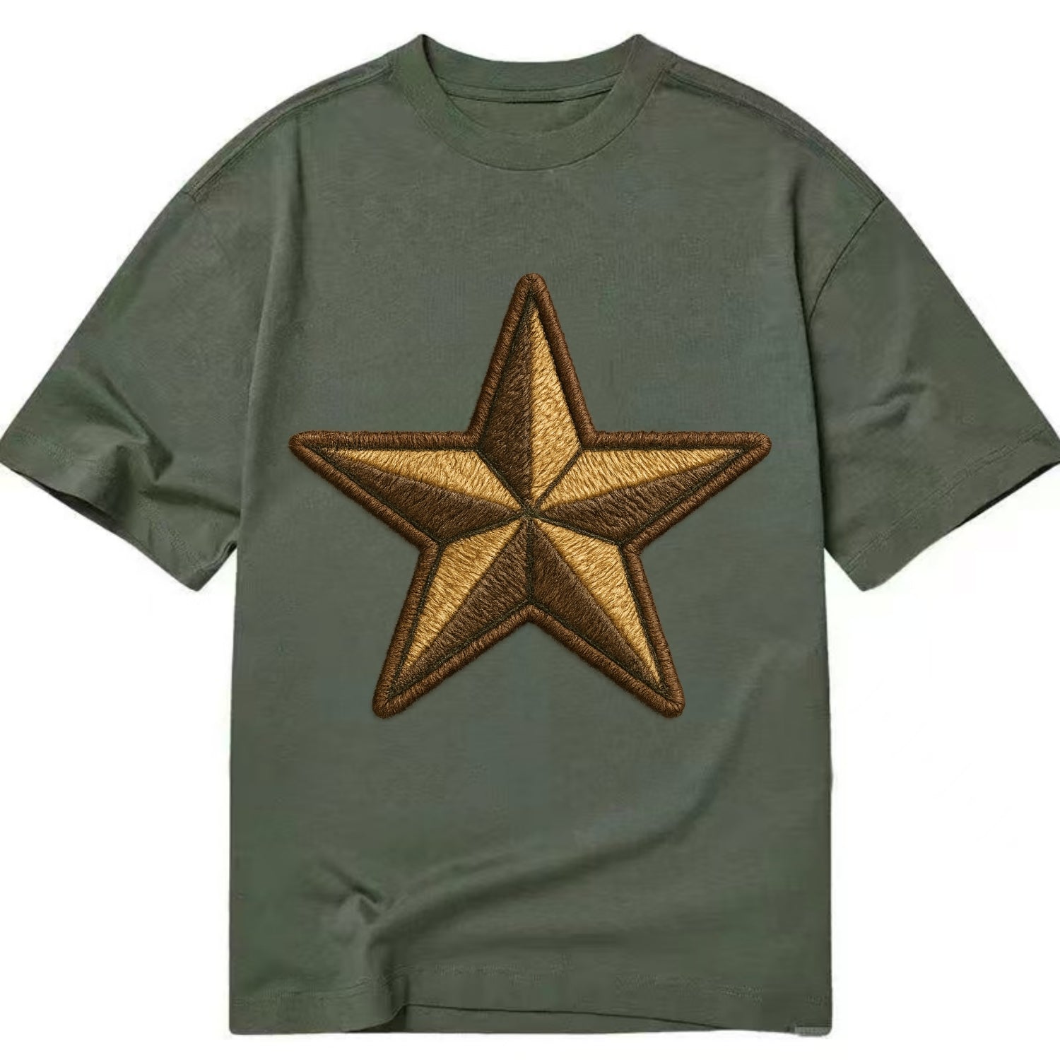 Star  - Classic T-shirt - Army Green
