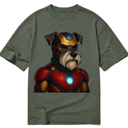 Schnauzer Tech Hero  - Classic T-shirt - Army Green