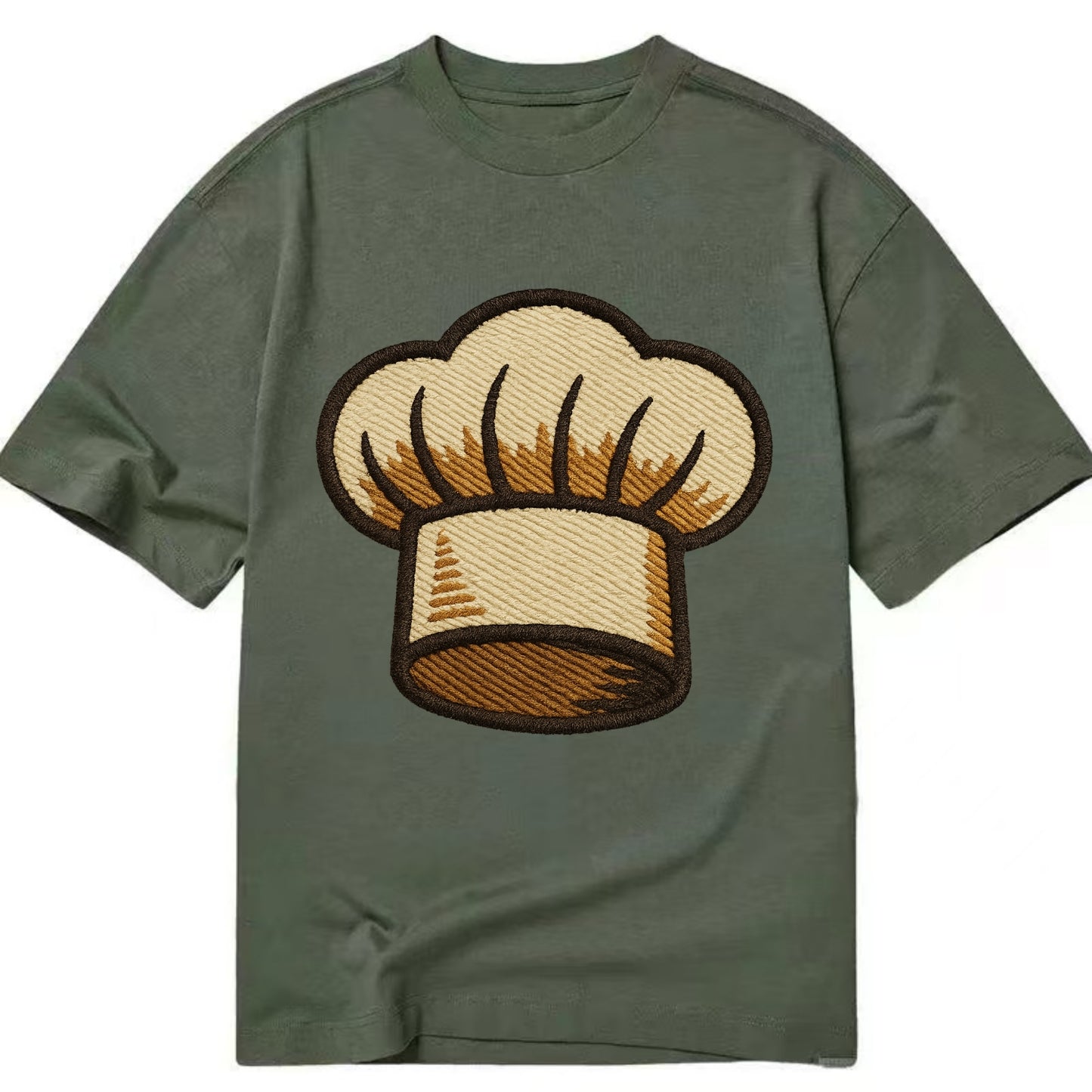 Chef Hat  - Classic T-shirt - Army Green