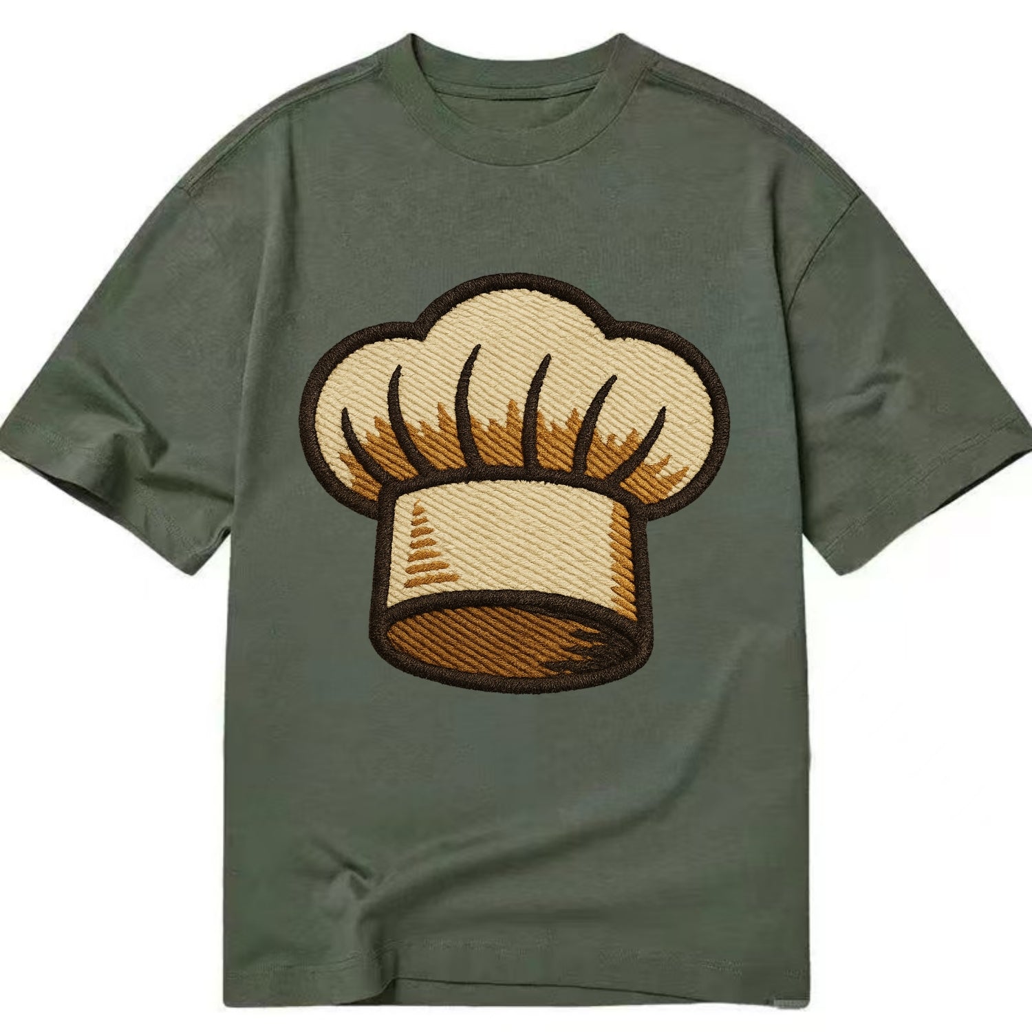Chef Hat  - Classic T-shirt - Army Green