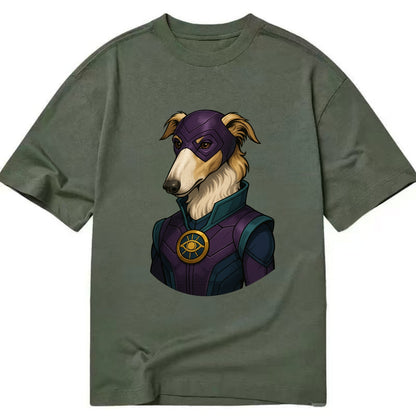 Borzoi Mystic Hero  - Classic T-shirt - Army Green