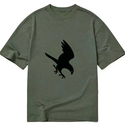 Hawk diving for prey - Classic T-shirt - Army Green