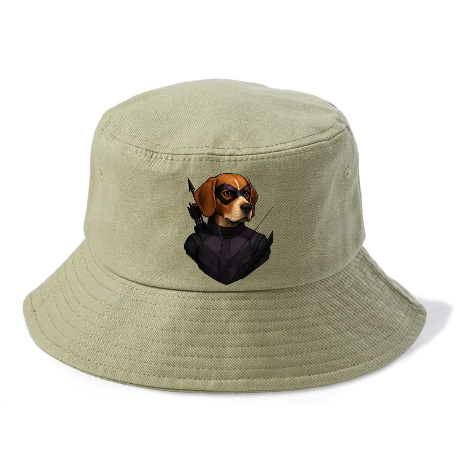 Beagle Hawkeye  - Bucket Hat - Army Green