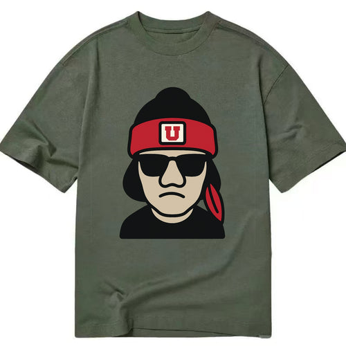 Salt Lake Ute wearing Utah beanie with U patch - Classic T-shirt