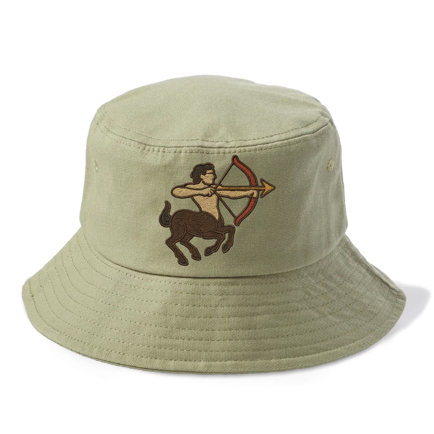 Sagittarius Arrow  - Bucket Hat - Army Green