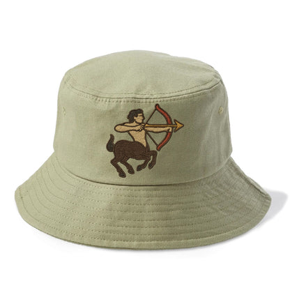 Sagittarius Arrow  - Bucket Hat - Army Green