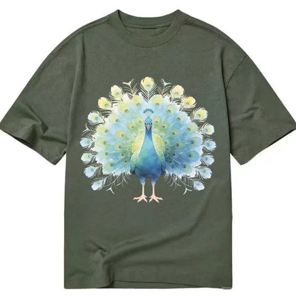 Peacock - Classic T-shirt - Army Green
