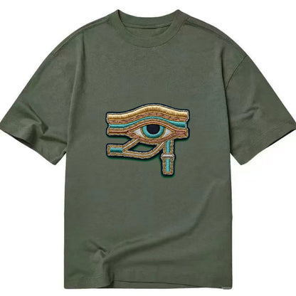 Eye of Horus - Classic T-shirt - Army Green