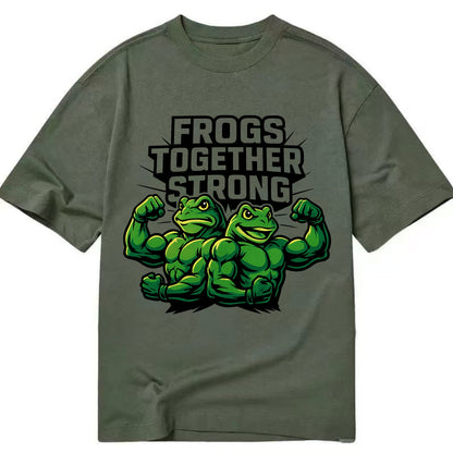 Frogs Together Strong - Classic T-shirt - Army Green