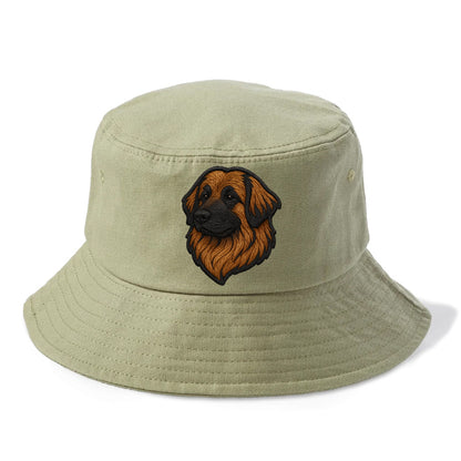 Leonberger - Contemporary lion-mane desi - Bucket Hat - Army Green