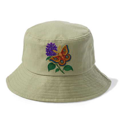 Polyphemus Moth - Bucket Hat - Army Green