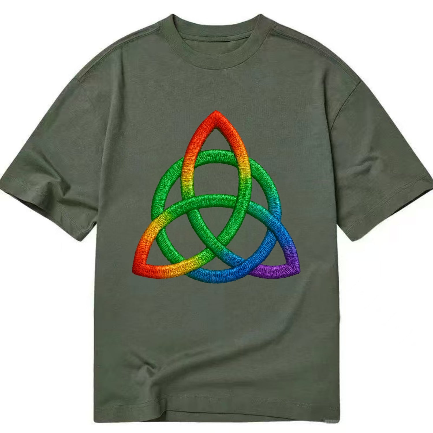 Triquetra  - Classic T-shirt - Army Green