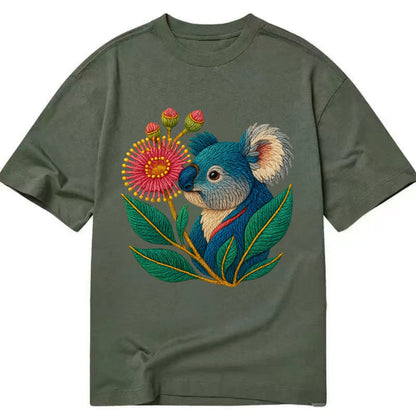 Koala Eucalyptus Bloom - Classic T-shirt - Army Green
