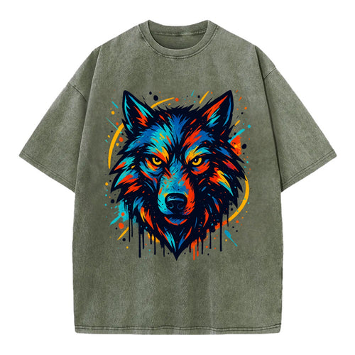 Alpha Wolf Leader  - Vintage T-shirt