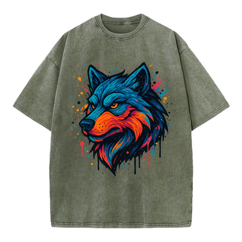 Velvet Wolf Royal  - Vintage T-shirt