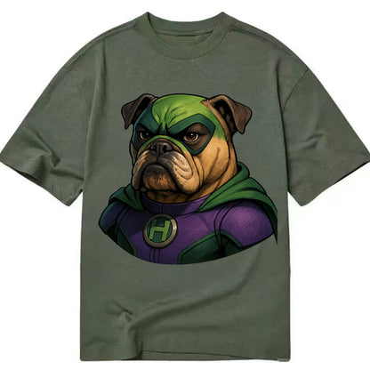 Bulldog Strong Hero  - Classic T-shirt - Army Green