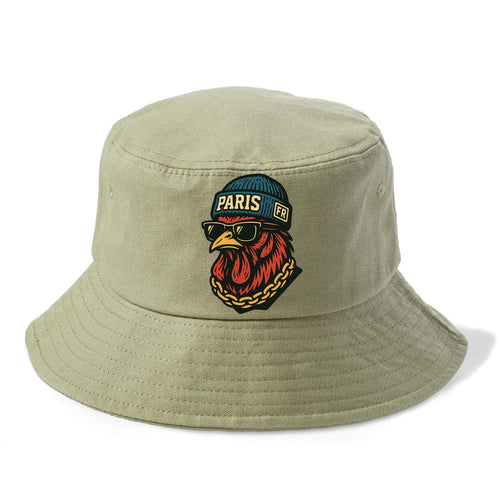Paris Rooster - Bucket Hat