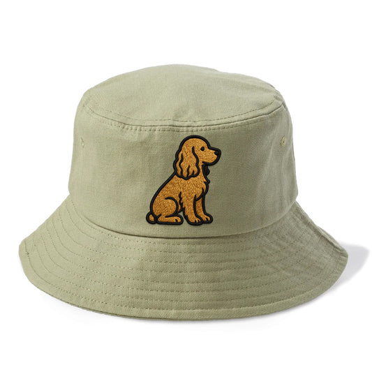 Cocker Spaniel - Contemporary spaniel de - Bucket Hat - Army Green