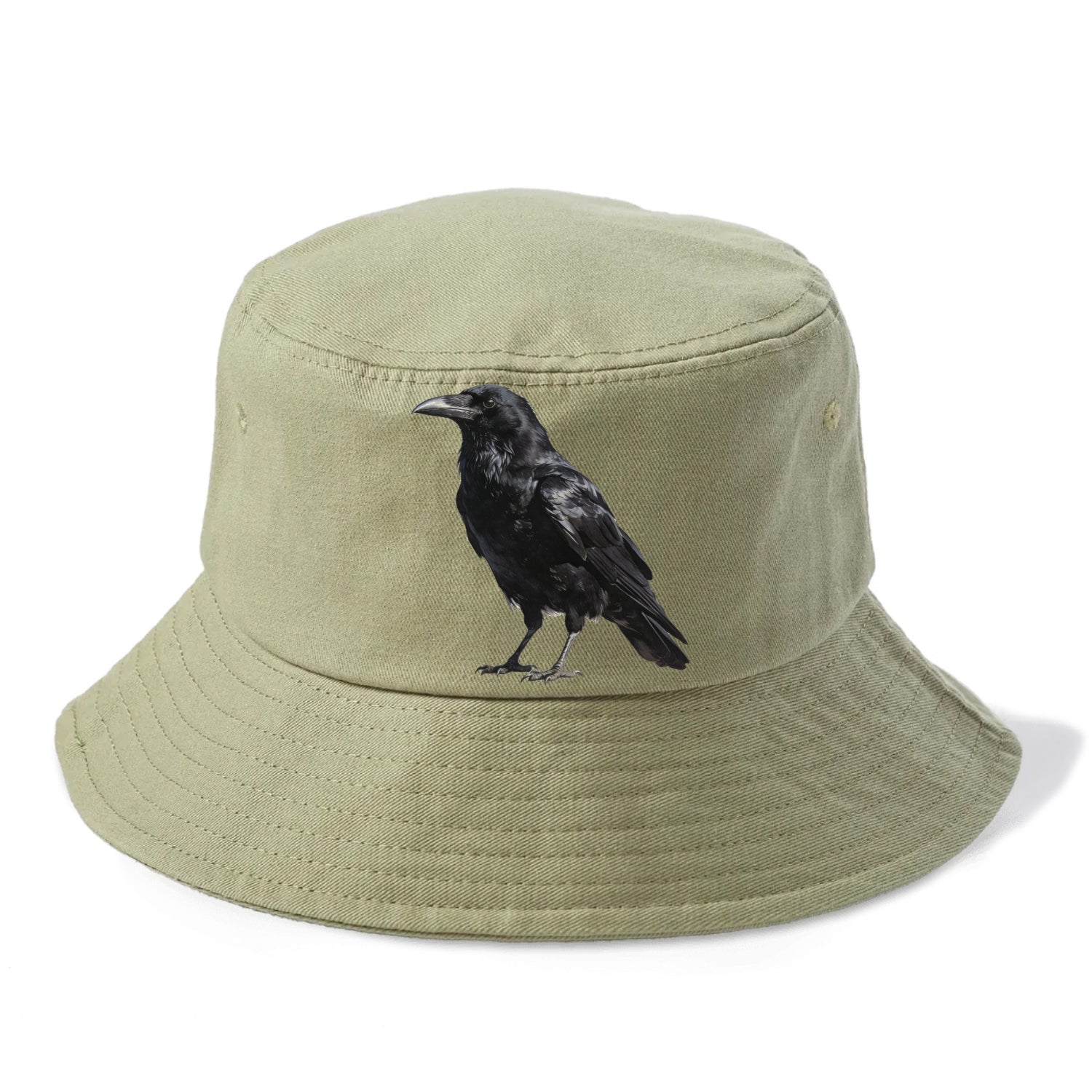 Raven - Bucket Hat - Army Green
