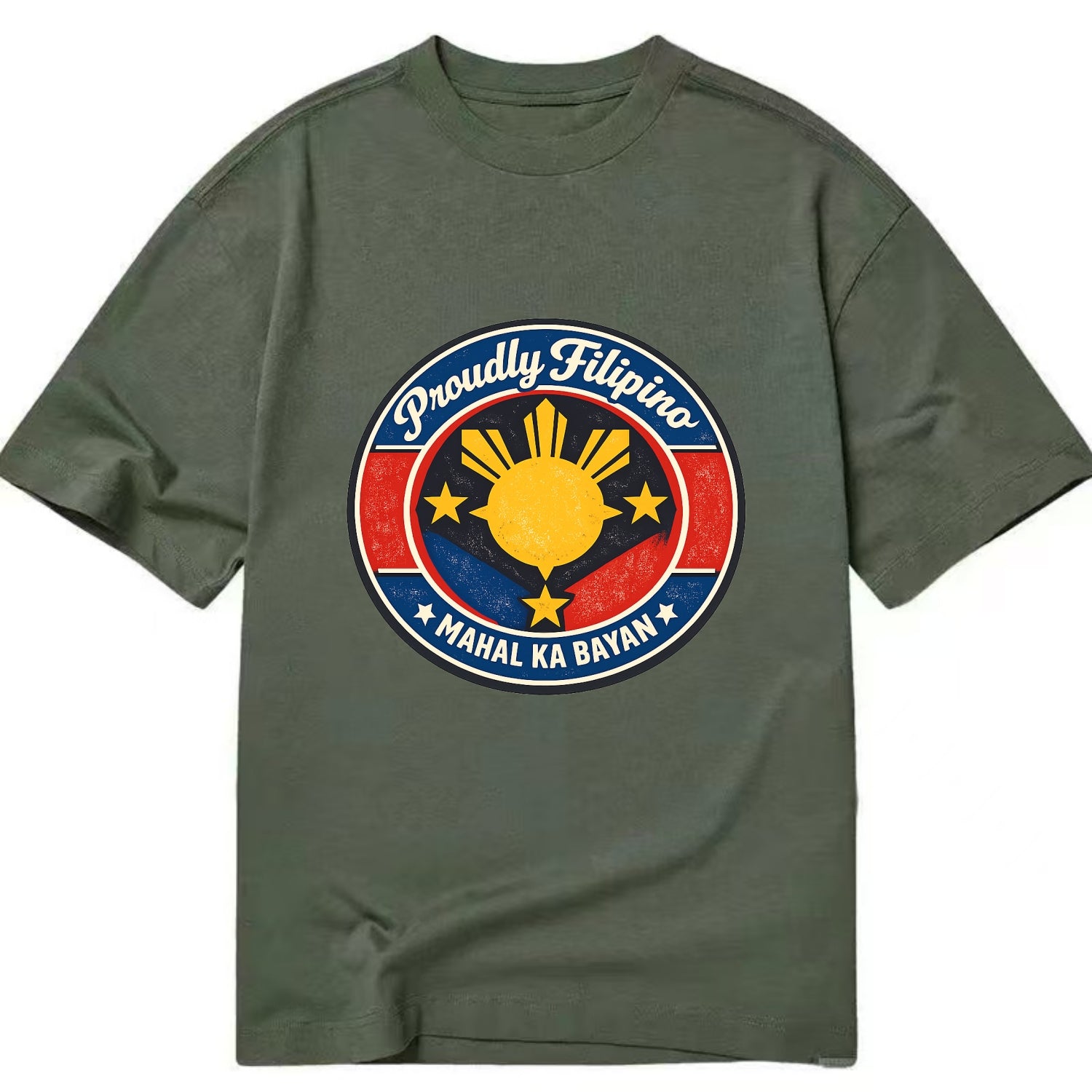 Radiant Philippine Heritage - Classic T-shirt - Army Green
