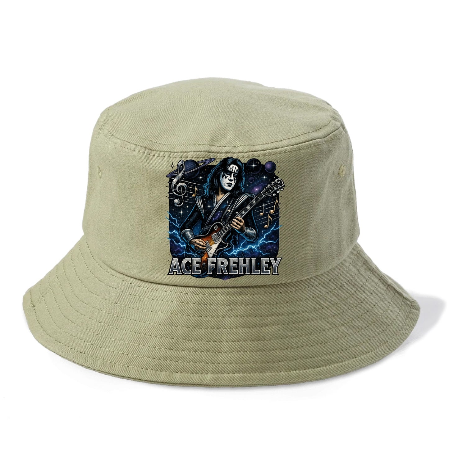 Ace Musical Cosmos - Bucket Hat - Army Green