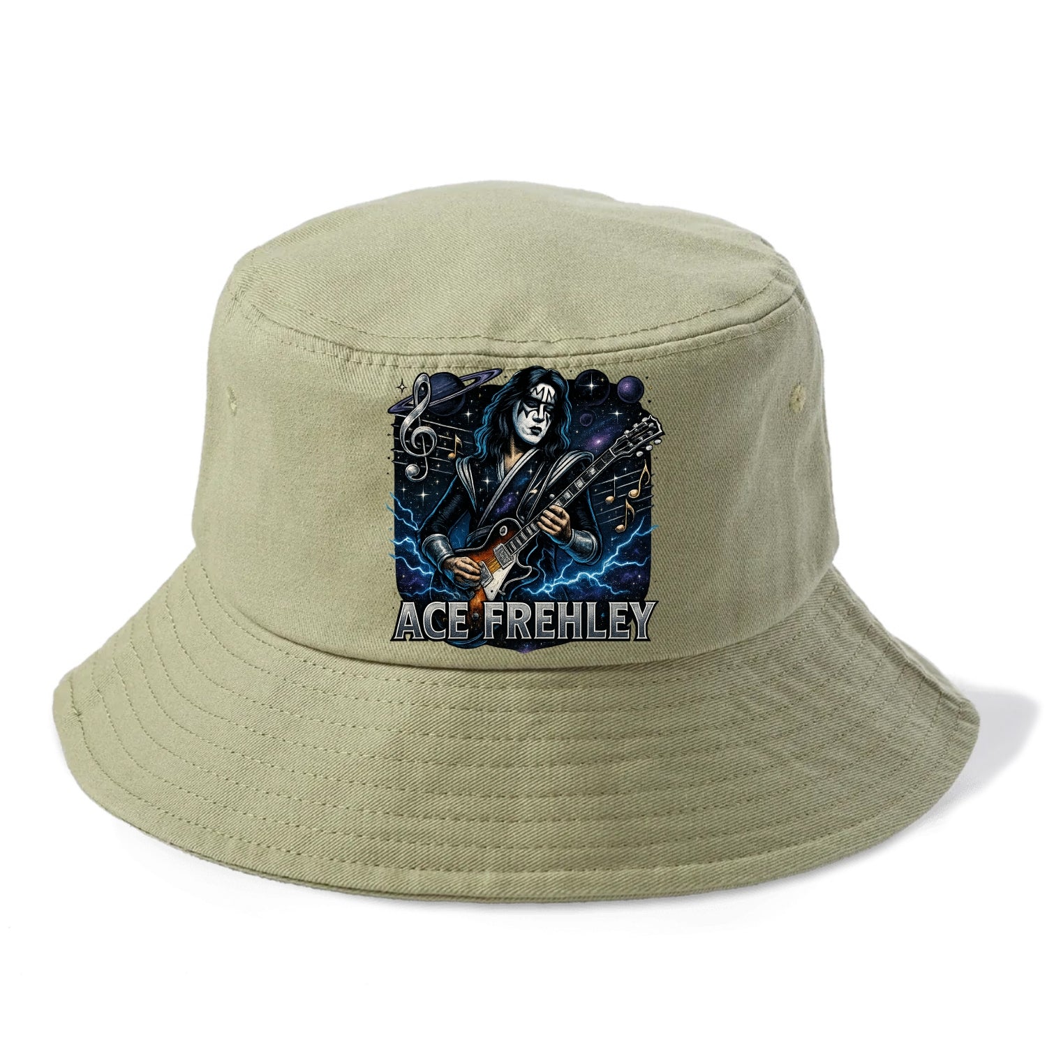 Ace Musical Cosmos - Bucket Hat - Army Green