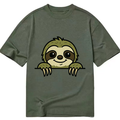 Sloth  - Classic T-shirt - Army Green