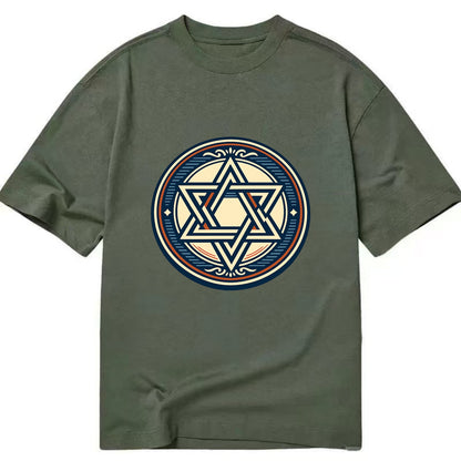 Celestial Unity Emblem - Classic T-shirt - Army Green