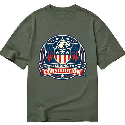Defend Constitution - Classic T-shirt - Army Green