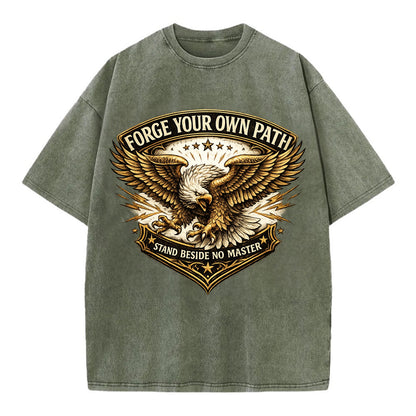 Forge Your Own Path - Vintage T-shirt - Army Green