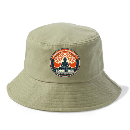 Zen Harmony Emblem - Bucket Hat - Army Green