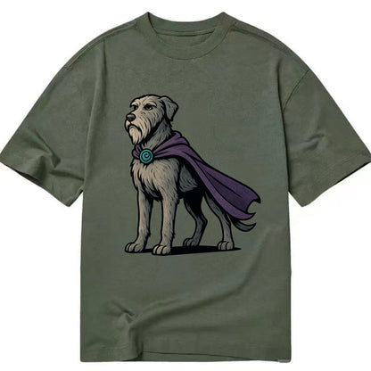 Irish Wolfhound Mystic Hero  - Classic T-shirt - Army Green