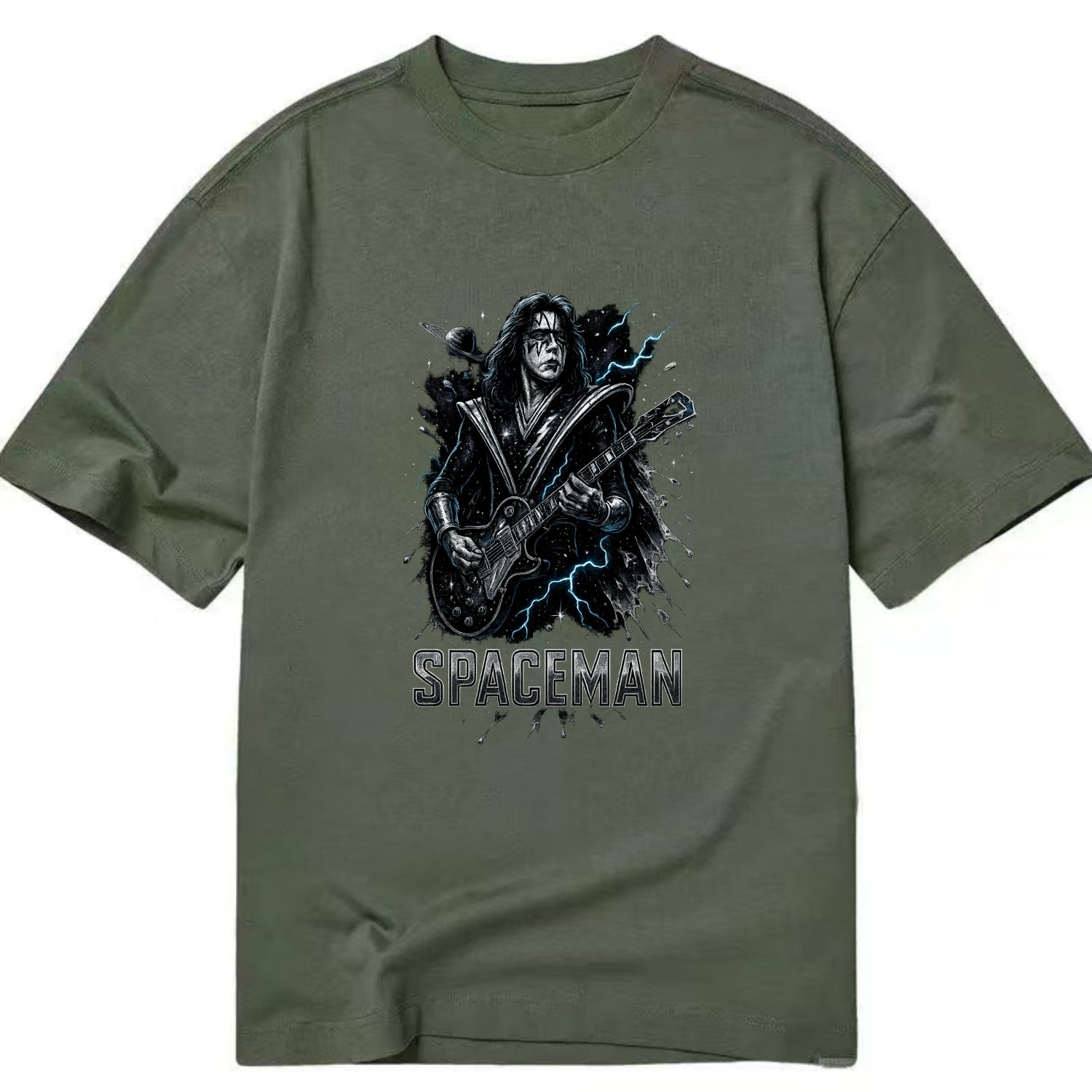 Silver Splash - Classic T-shirt - Army Green