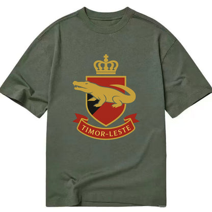 Timor-Leste Royal Logo  - Classic T-shirt - Army Green
