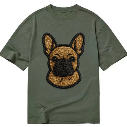 French Bulldog - Modern streetwear style - Classic T-shirt - Army Green